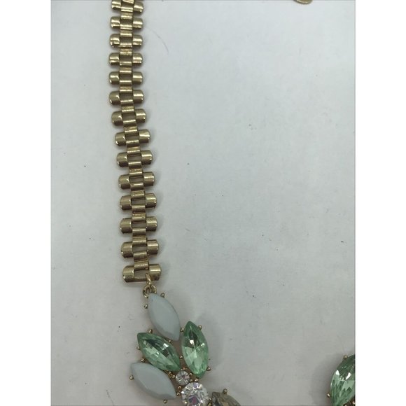 Aldo Statement Crystals Multi‎ colors Necklace NWOT 16" - Picture 2 of 5
